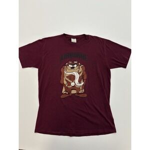 VTG 80s Tazmanian Devil Airborne Jostens Shirt Single Stitch SZ M